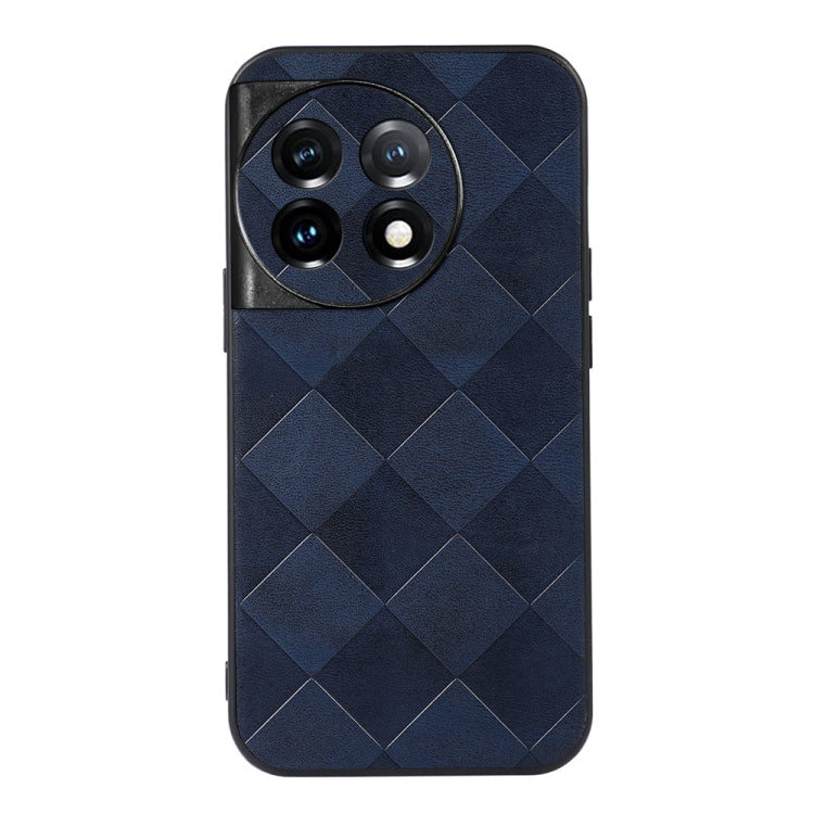 For OnePlus 11R/Ace 2 Weave Plaid PU Phone Case