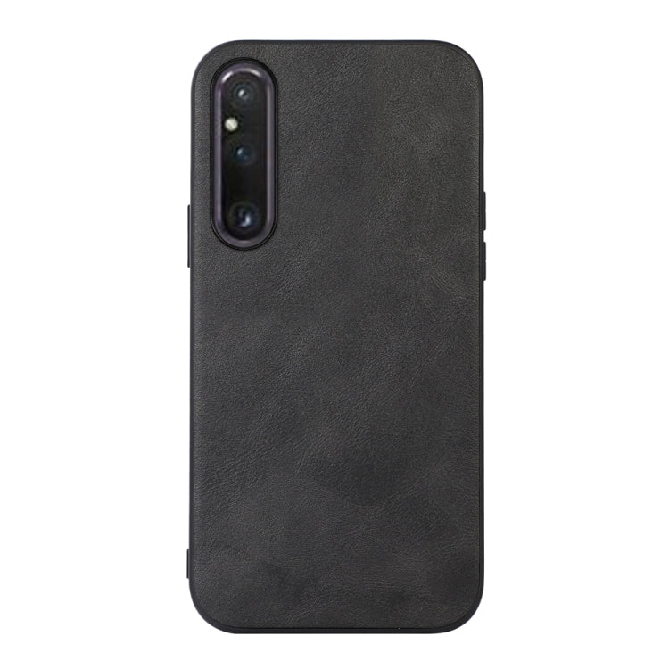 For Sony Xperia 1 V Cowhide Texture PU Phone Case
