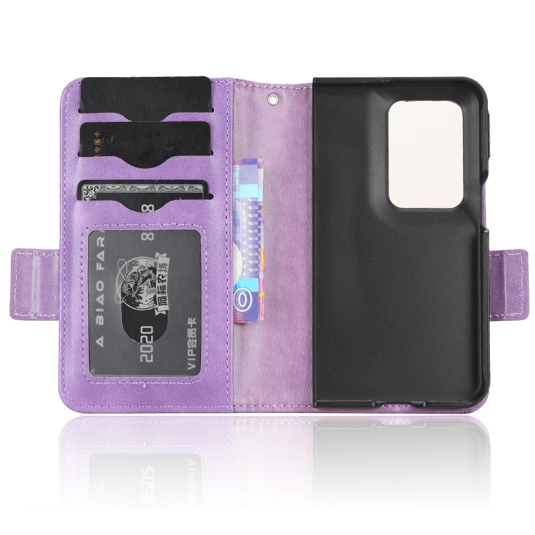 For OPPO Find N2 Symmetrical Triangle Leather Phone Case