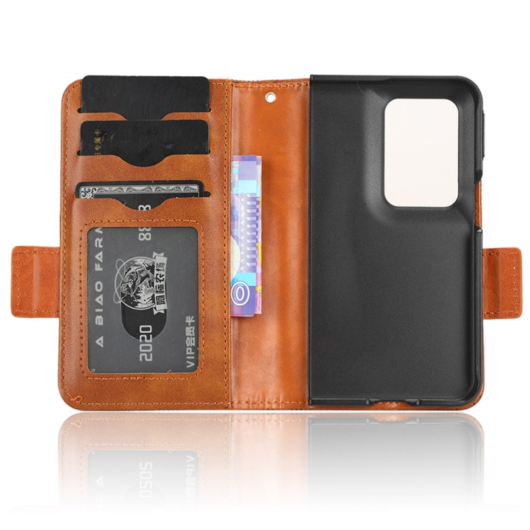 For OPPO Find N2 Symmetrical Triangle Leather Phone Case