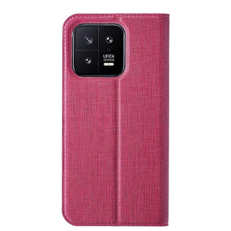 For Xiaomi 13 ViLi DMX Series Shockproof Magnetic Flip Leather Phone Case