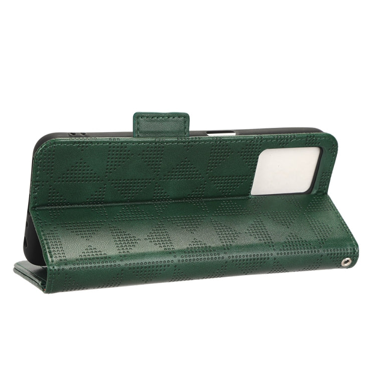 For Realme 9 Pro / 9 5G / Q5 Symmetrical Triangle Leather Phone Case