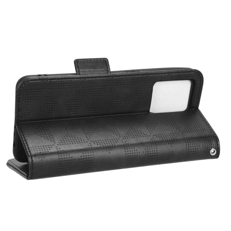 For Realme 9 Pro+ / 9 4G Symmetrical Triangle Leather Phone Case