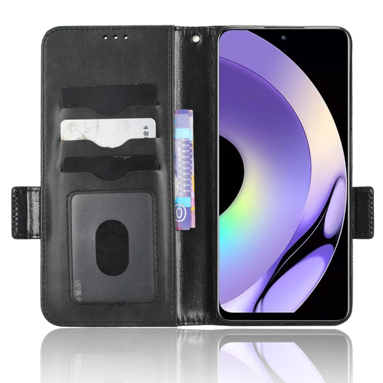 For Realme 10 Pro Symmetrical Triangle Leather Phone Case