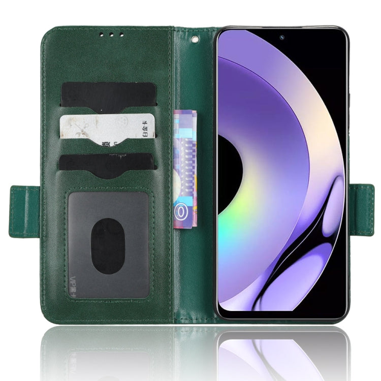 For Realme 10 Pro Symmetrical Triangle Leather Phone Case