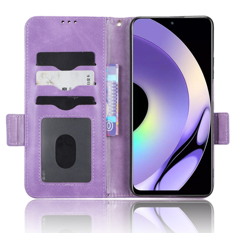 For Realme 10 Pro Symmetrical Triangle Leather Phone Case