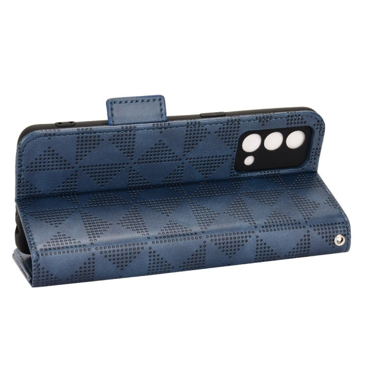 For Realme GT Master / Q3 Pro Carnival Symmetrical Triangle Leather Phone Case