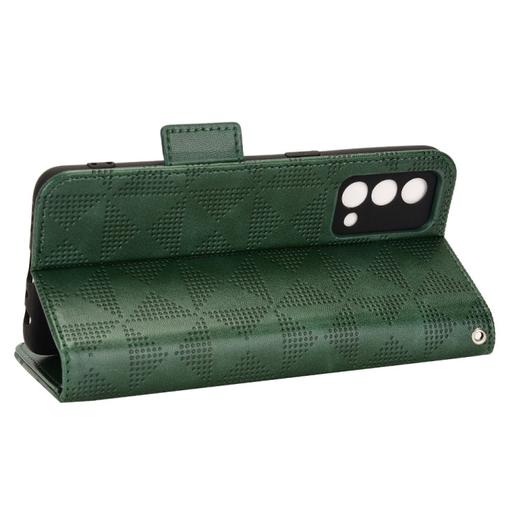 For Realme GT Master / Q3 Pro Carnival Symmetrical Triangle Leather Phone Case