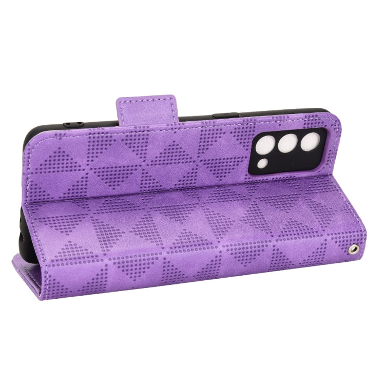 For Realme GT Master / Q3 Pro Carnival Symmetrical Triangle Leather Phone Case