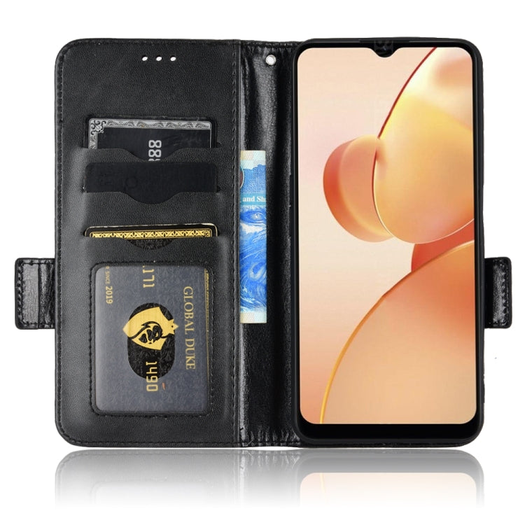 For Realme C31 Symmetrical Triangle Leather Phone Case