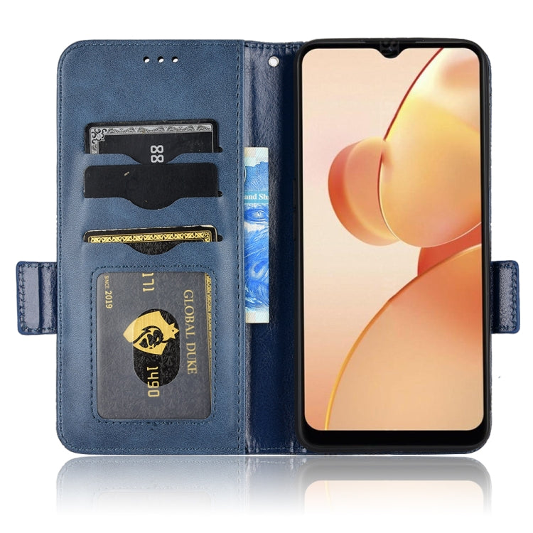 For Realme C31 Symmetrical Triangle Leather Phone Case