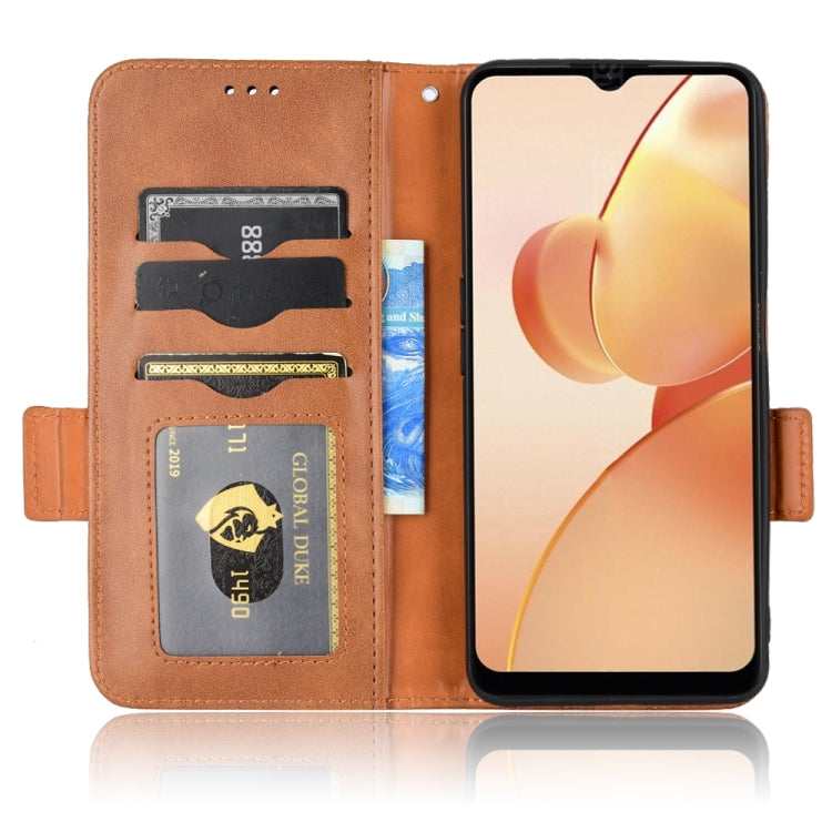 For Realme C31 Symmetrical Triangle Leather Phone Case