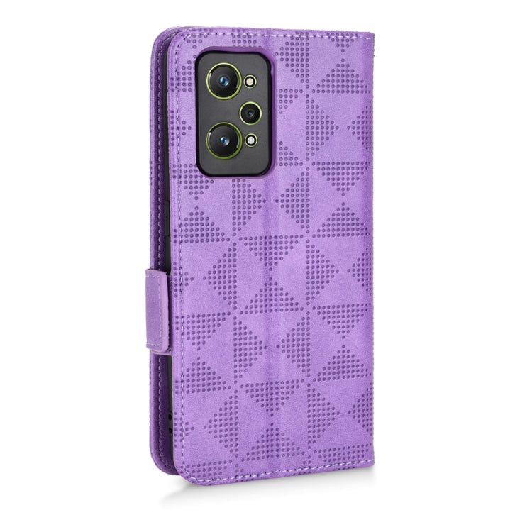 For Realme GT Neo2 Symmetrical Triangle Leather Phone Case