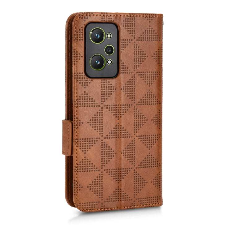 For Realme GT Neo2 Symmetrical Triangle Leather Phone Case