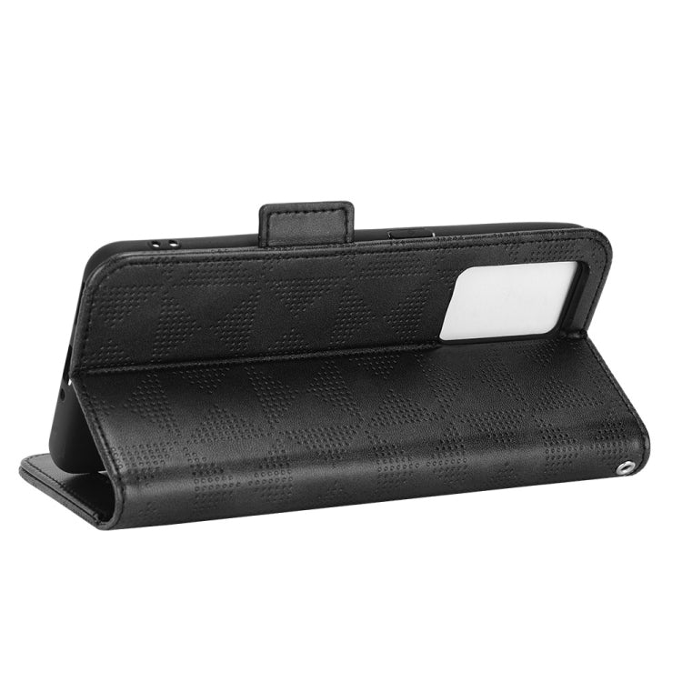 For Realme GT Neo3 Symmetrical Triangle Leather Phone Case