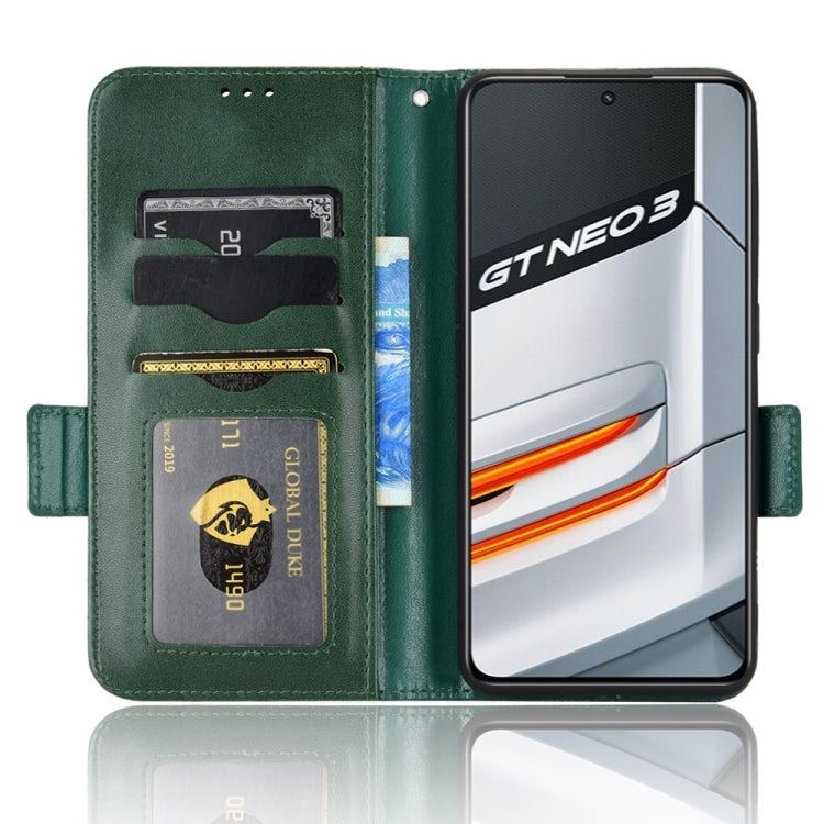 For Realme GT Neo3 Symmetrical Triangle Leather Phone Case