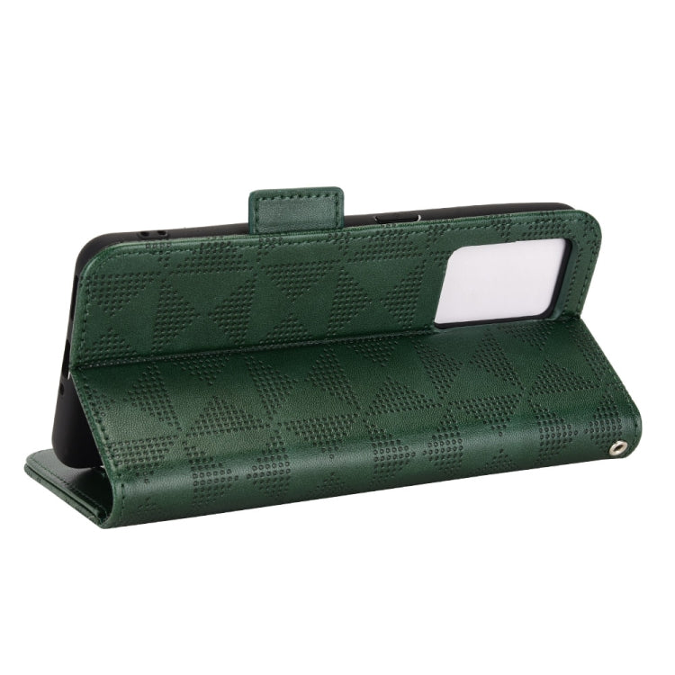 For Realme GT Neo3 Symmetrical Triangle Leather Phone Case