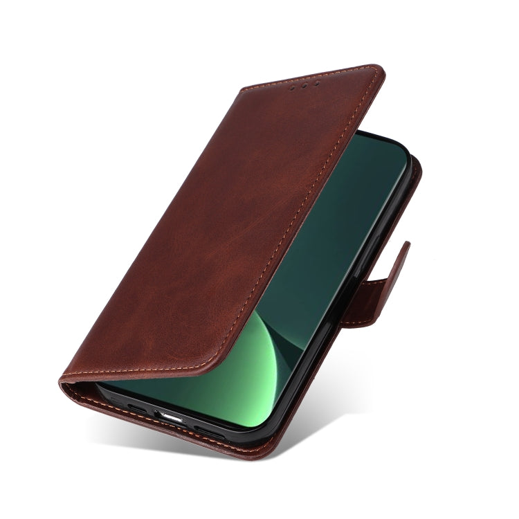 For Honor X8a Classic Calf Texture Flip Leather Phone Case