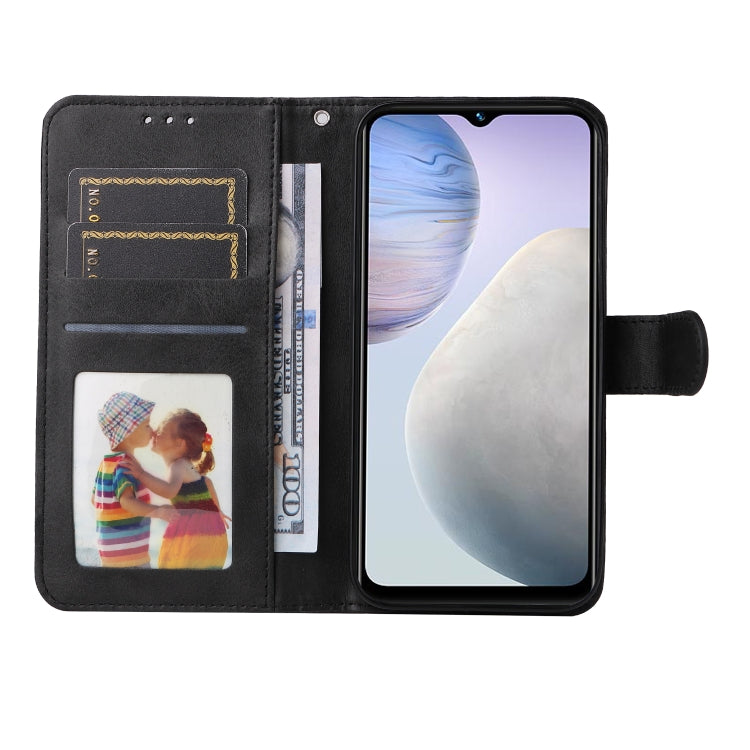 For vivo Y02 4G Classic Calf Texture Flip Leather Phone Case