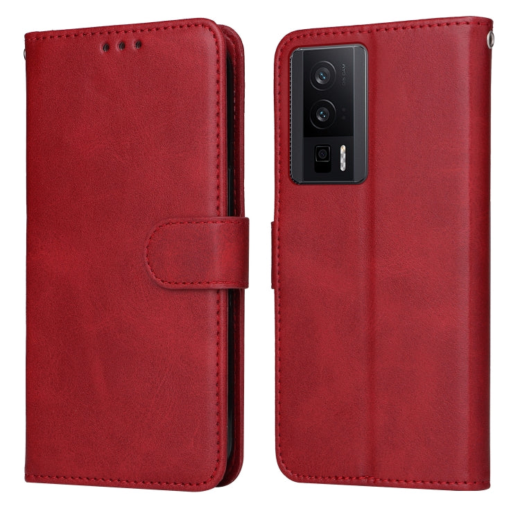 For Xiaomi Redmi K60/K60 Pro Classic Calf Texture Flip Leather Phone Case