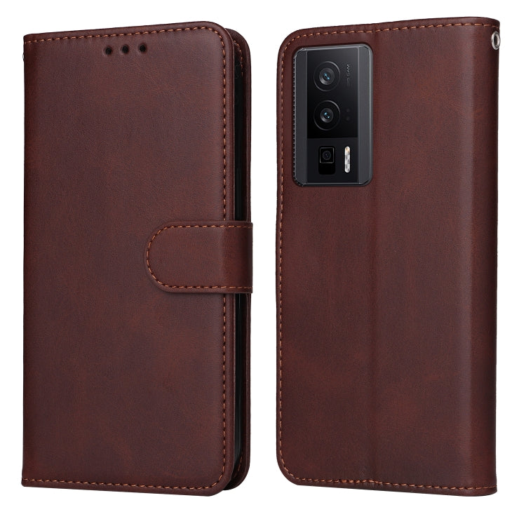 For Xiaomi Redmi K60/K60 Pro Classic Calf Texture Flip Leather Phone Case