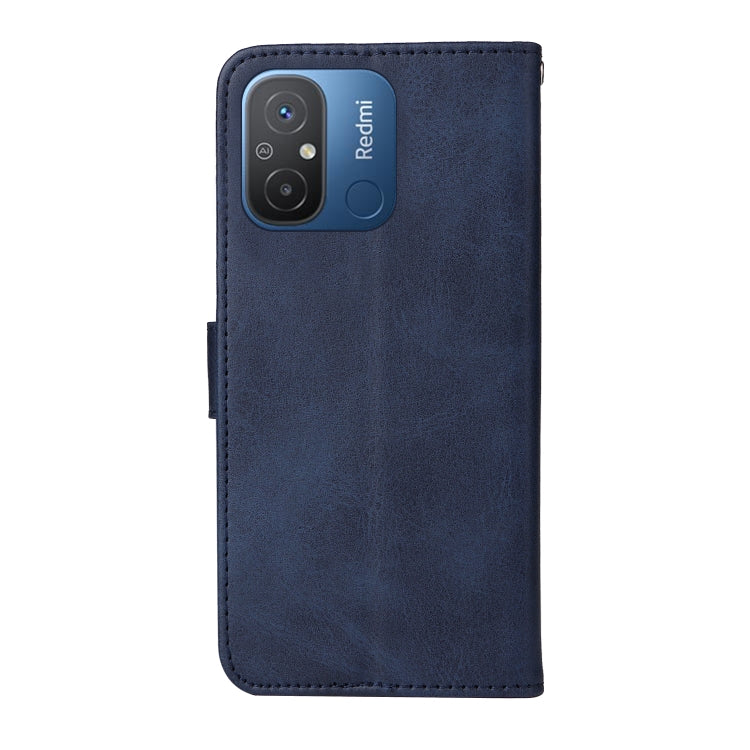 For Xiaomi Redmi 11A 4G/12C Classic Calf Texture Flip Leather Phone Case