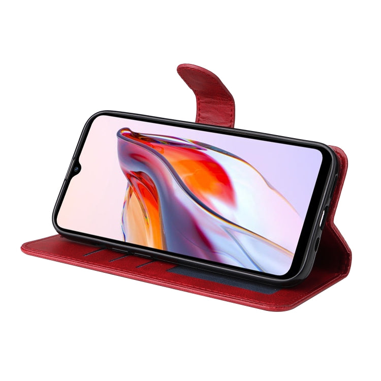 For Xiaomi Redmi 11A 4G/12C Classic Calf Texture Flip Leather Phone Case