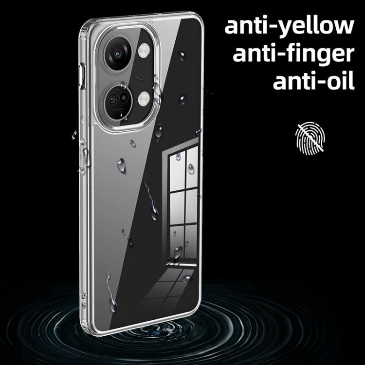 For OnePlus Ace 2V Armor Clear TPU Hard PC Phone Case