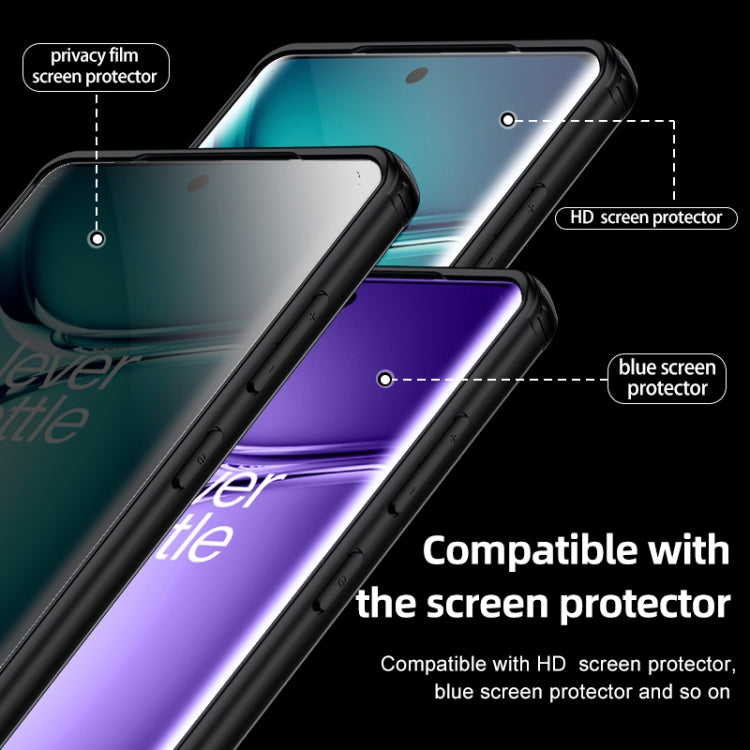 For OnePlus Ace 2 Pro 5G Armor Clear TPU Hard PC Phone Case