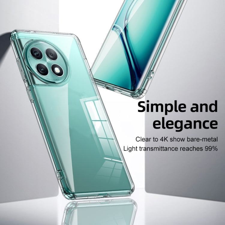 For OnePlus Ace 2 Pro 5G Armor Clear TPU Hard PC Phone Case