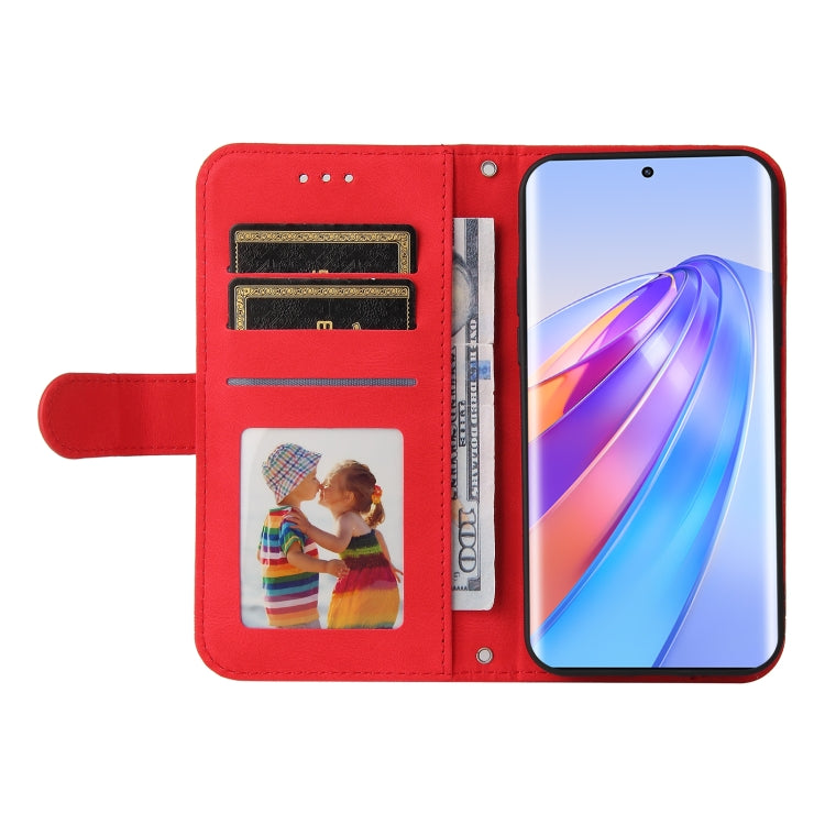 For Honor X9a/X40 5G/Magic5 Lite Skin Feel Life Tree Metal Button Leather Phone Case