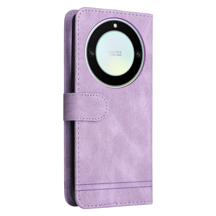 For Honor X9a/X40 5G/Magic5 Lite Skin Feel Life Tree Metal Button Leather Phone Case