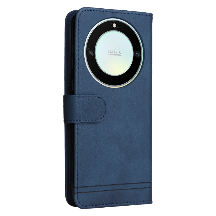 For Honor X9a/X40 5G/Magic5 Lite Skin Feel Life Tree Metal Button Leather Phone Case