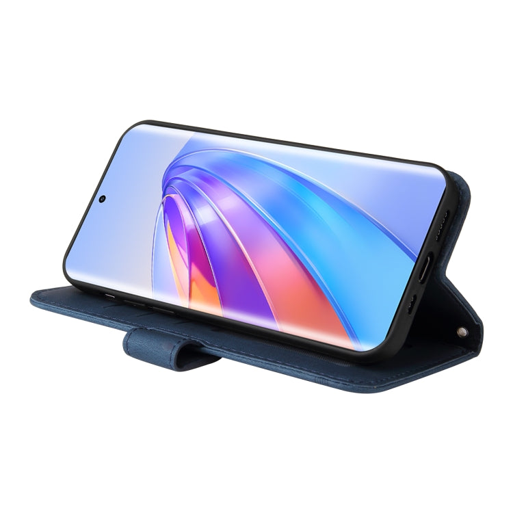 For Honor X9a/X40 5G/Magic5 Lite Skin Feel Life Tree Metal Button Leather Phone Case