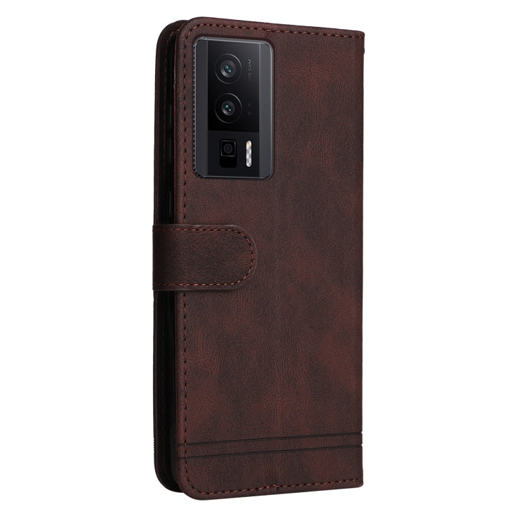 For Xiaomi Redmi K60/K60 Pro Skin Feel Life Tree Metal Button Leather Phone Case