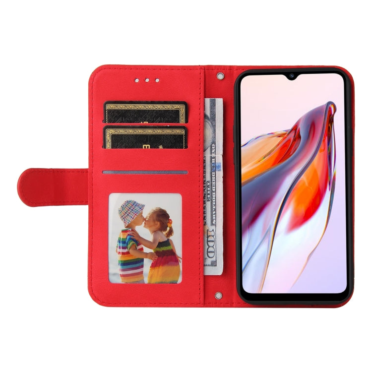 For Xiaomi Redmi 11A 4G/12C Skin Feel Life Tree Metal Button Leather Phone Case