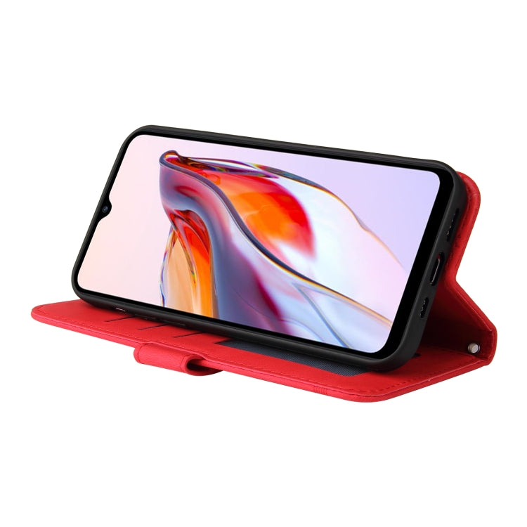 For Xiaomi Redmi 11A 4G/12C Skin Feel Life Tree Metal Button Leather Phone Case