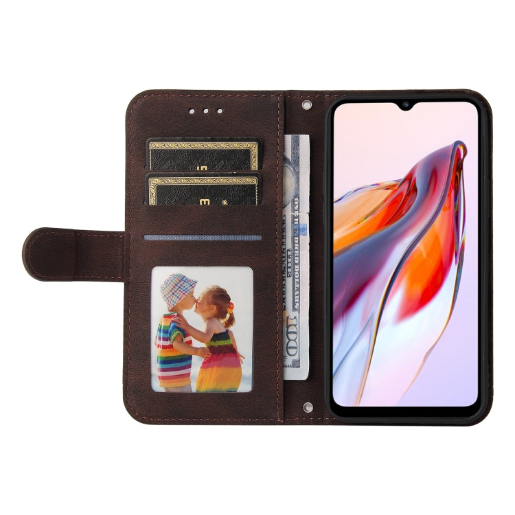 For Xiaomi Redmi 11A 4G/12C Skin Feel Life Tree Metal Button Leather Phone Case