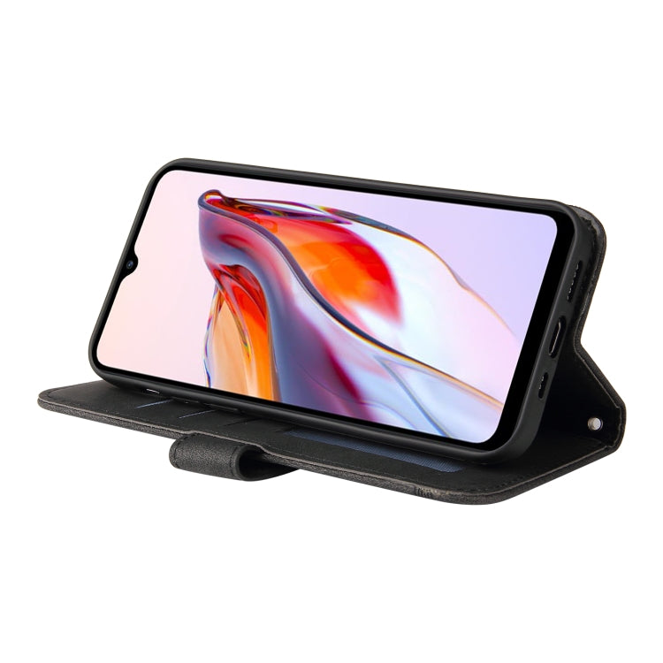 For Xiaomi Redmi 11A 4G/12C Skin Feel Life Tree Metal Button Leather Phone Case