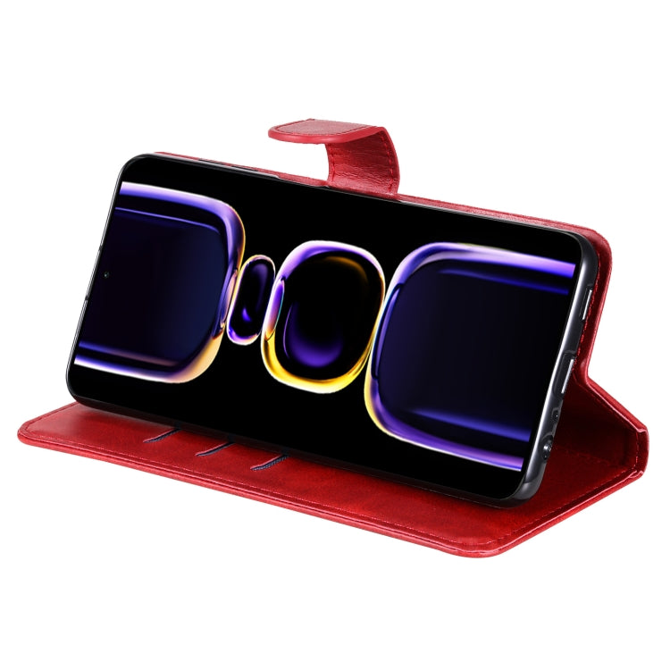 For Xiaomi Redmi K60/K60 Pro Calf Texture Zipper Leather Phone Case