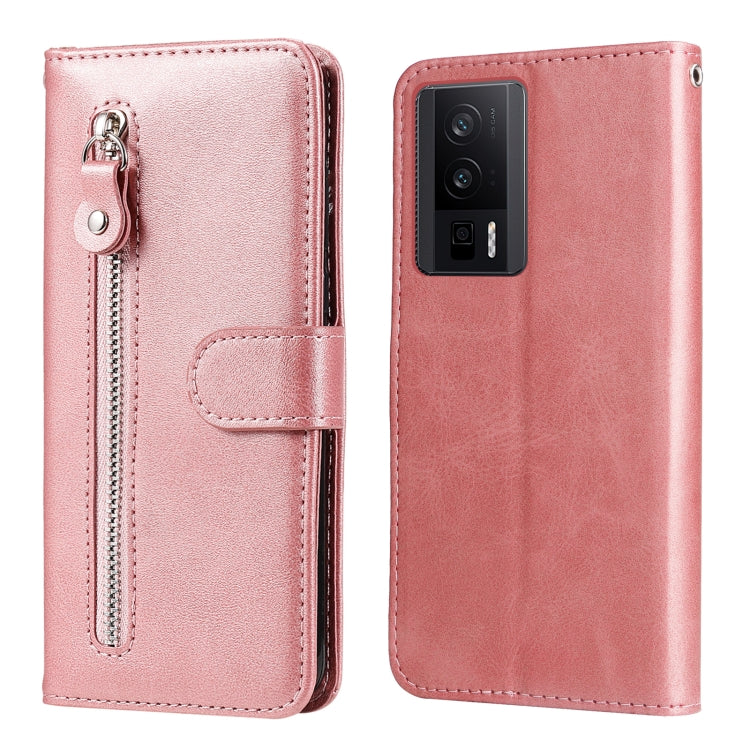 For Xiaomi Redmi K60/K60 Pro Calf Texture Zipper Leather Phone Case