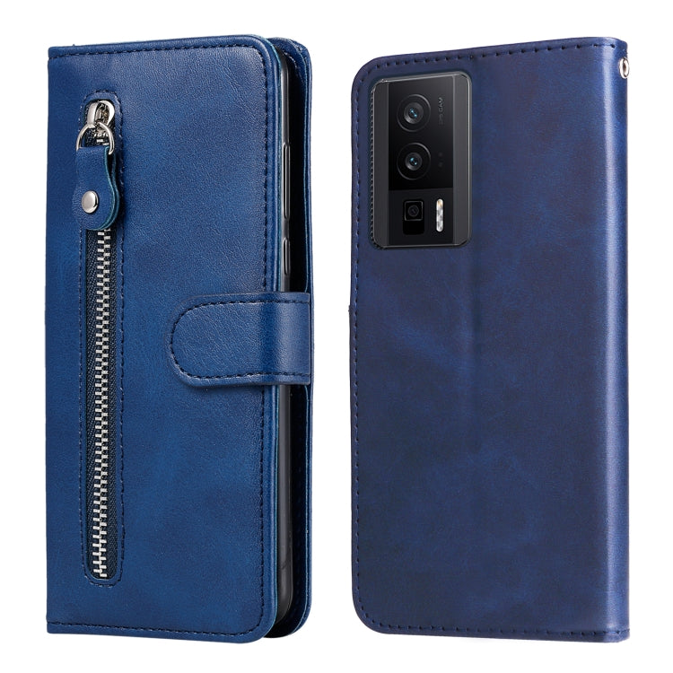 For Xiaomi Redmi K60/K60 Pro Calf Texture Zipper Leather Phone Case