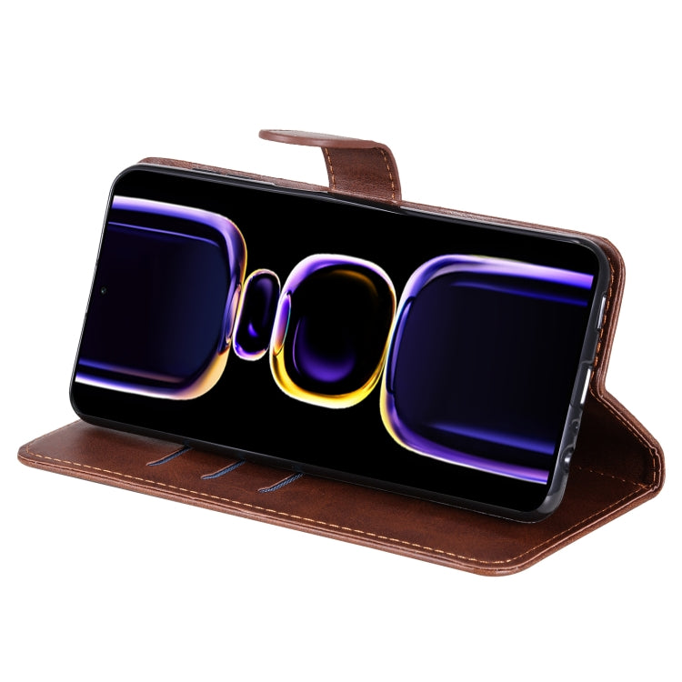 For Xiaomi Redmi K60/K60 Pro Calf Texture Zipper Leather Phone Case