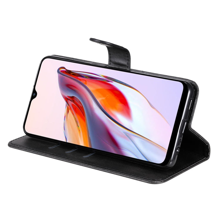 For Xiaomi Redmi 11A 4G/12C Calf Texture Zipper Leather Phone Case