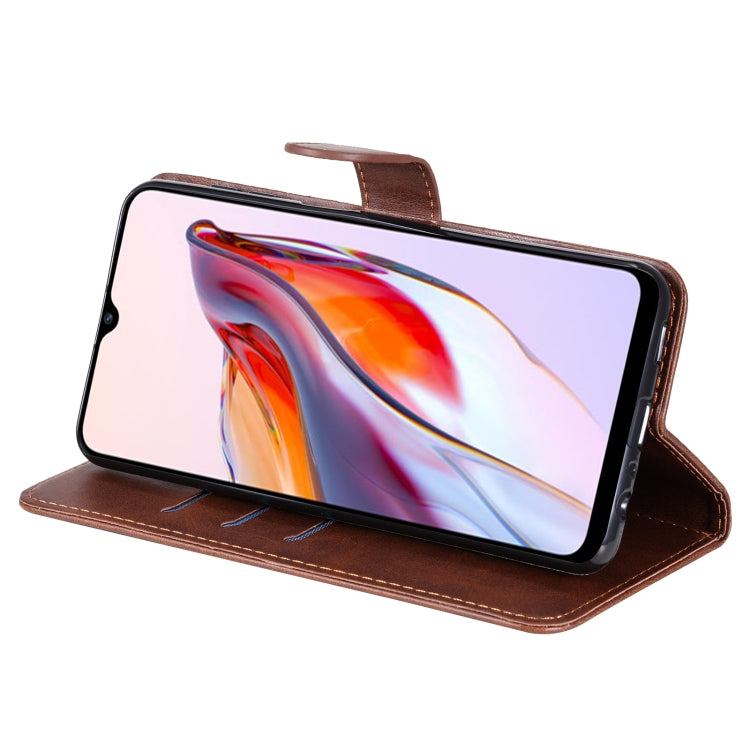 For Xiaomi Redmi 11A 4G/12C Calf Texture Zipper Leather Phone Case