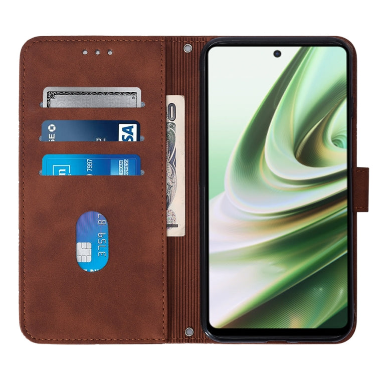 For OnePlus Nord CE3 5G Crossbody 3D Embossed Flip Leather Phone Case