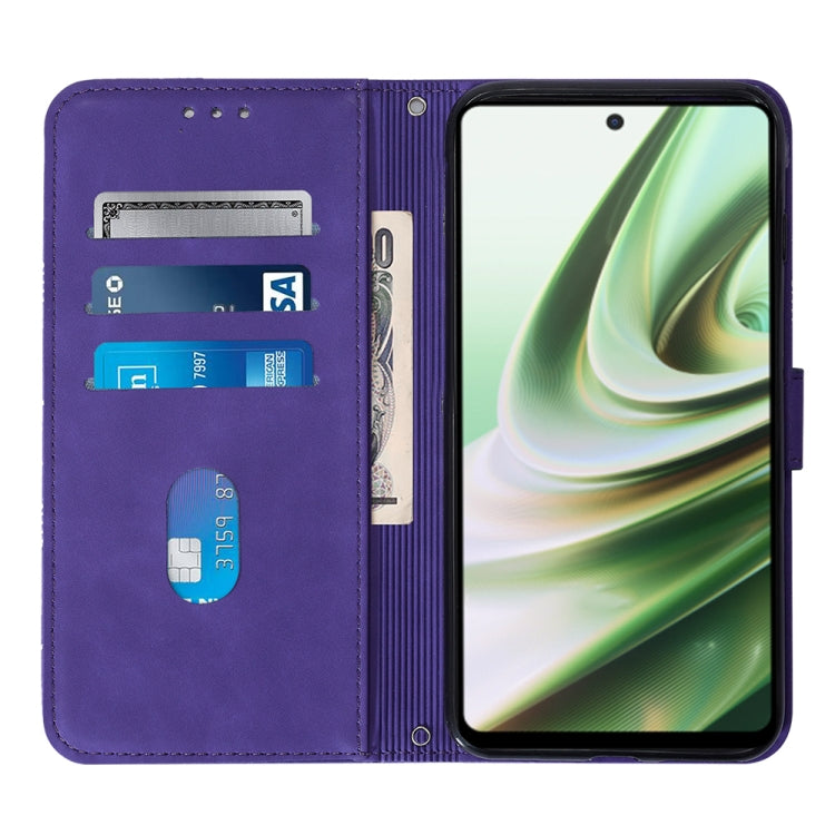 For OnePlus Nord CE3 5G Crossbody 3D Embossed Flip Leather Phone Case