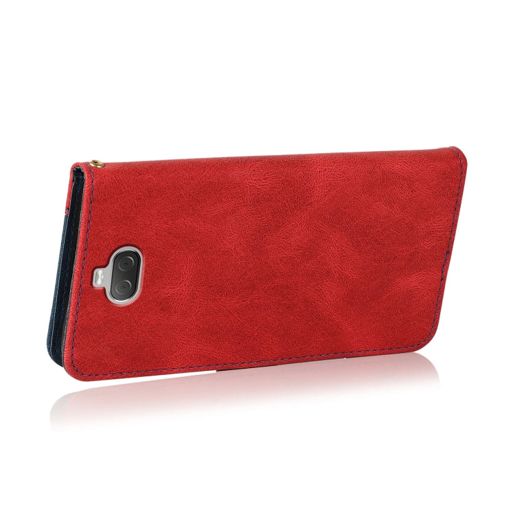 For Sony Xperia 10 Dual-color Stitching Leather Phone Case