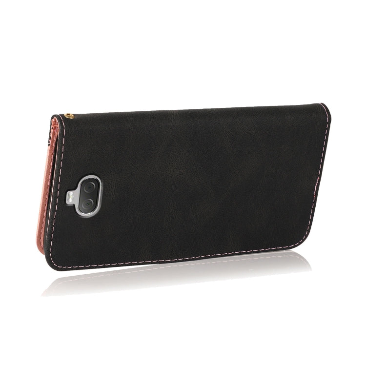For Sony Xperia 10 Dual-color Stitching Leather Phone Case