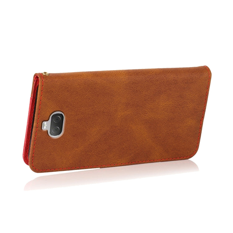 For Sony Xperia 10 Dual-color Stitching Leather Phone Case